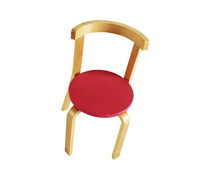 红色儿童椅