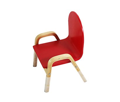 红色儿童手扶椅 